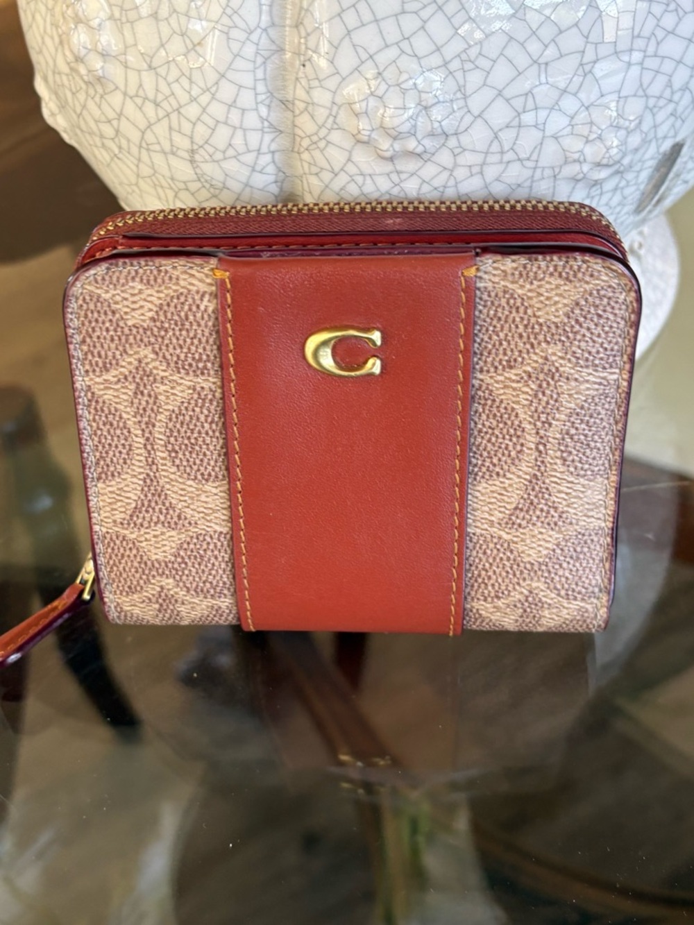 🤎🤎COACH ESSENTIAL MULTI LOGO BILLFOLD CANVAS & LEATHER WALLET!🤎🤎 - Picture 2 of 6